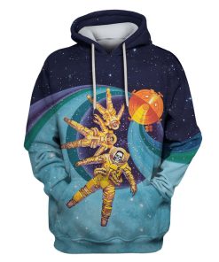 The Falling Astronauts Custom T-shirt - Hoodies Apparel HD-GH110543 3D Custom Fleece Hoodies Hoodie S