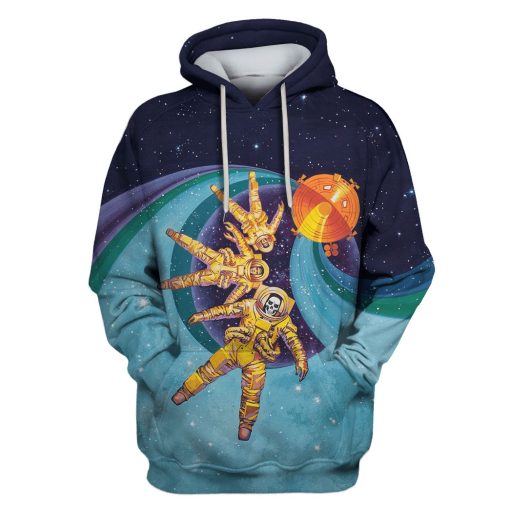The Falling Astronauts Custom T-shirt - Hoodies Apparel HD-GH110543 3D Custom Fleece Hoodies Hoodie S