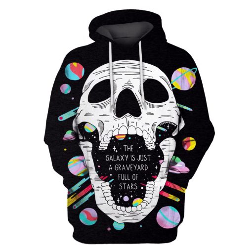 The Galaxy is just a Graveyard full of Stars Custom T-shirt - Hoodies Apparel GH110242 3D Custom Fleece Hoodies Hoodie S