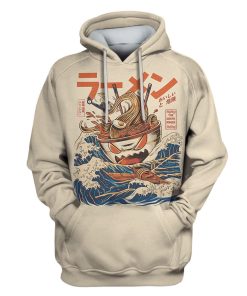 The Great Ramen Custom T-shirt - Hoodies Apparel HD-JP0003 3D Custom Fleece Hoodies Hoodie S 