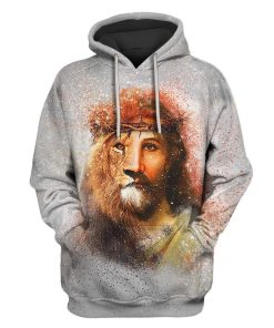 The Lion Custom T-shirt - Hoodies Apparel HD-GH20208 3D Custom Fleece Hoodies Hoodie S
