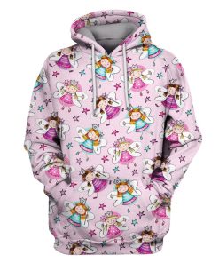 The Little Fairies Custom T-shirt - Hoodies Apparel HD-MV110656 3D Custom Fleece Hoodies Hoodie S 