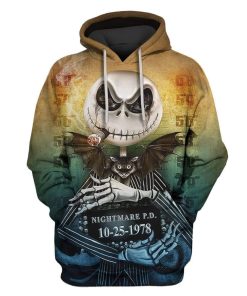 The Nightmare Before Christmas Custom T-shirt - Hoodies Apparel HD-MV111348 3D Custom Fleece Hoodies Hoodie S 