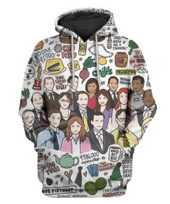 The Office Custom T-shirt - Hoodies Apparel HD-MV111337 3D Custom Fleece Hoodies Hoodie S 
