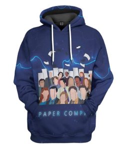 The Office Dunder Mifflin Paper Company Custom T-Shirts Hoodies Apparel MV-DT0201202 3D Custom Fleece Hoodies Hoodie S 