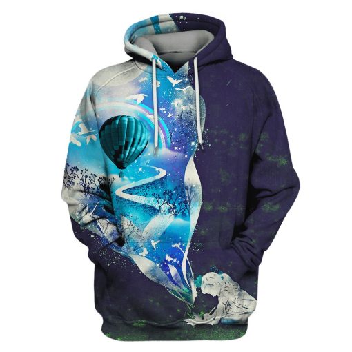 This Is The Fantastic World Of Books Custom T-shirt - Hoodies Apparel HD-GH110443 3D Custom Fleece Hoodies Hoodie S