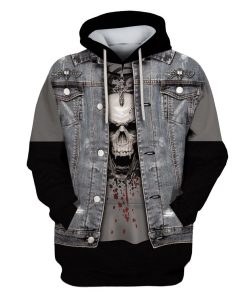 Thrash Metal Rock Man Custom T-shirt - Hoodies Apparel HD-UGL110183 3D Custom Fleece Hoodies Hoodie S 