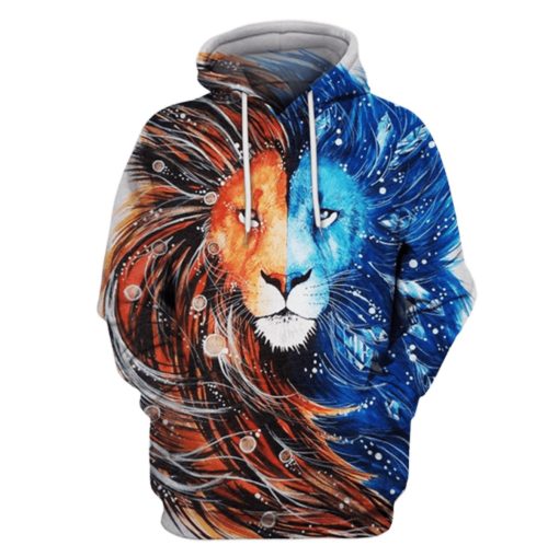 Tiger Hoodies - T-Shirt Apparel HL101112 3D Custom Fleece Hoodies Hoodie S