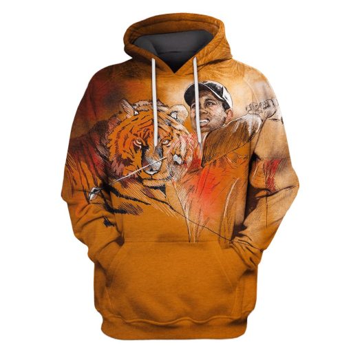 Tiger Woods Hoodies - T-Shirts Apparel GH110107 3D Custom Fleece Hoodies Hoodie S