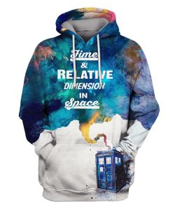 Time And Realtive Dimension In Space Custom T-shirt - Hoodies Apparel GH110424 3D Custom Fleece Hoodies Hoodie S 