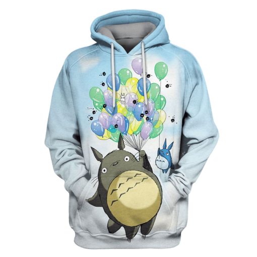 Tonari no Totoro Custom T-shirt - Hoodies Apparel HD-MV110679 3D Custom Fleece Hoodies Hoodie S
