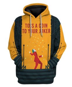 Toss A Coin To Your Joker Custom T-Shirts Hoodies Apparel HD-QM0601202 3D Custom Fleece Hoodies Hoodie S 