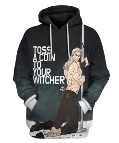 Toss A Coin To Your Witcher T-Shirts Hoodies Apparel MV-QM1001202 3D Custom Fleece Hoodies Hoodie S 