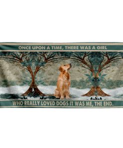 Gearhumans 3D Golden Retriever Once Upon A Time Custom Towel