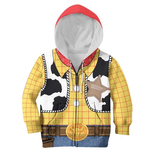 TOY STORY Kid Custom Hoodies T-shirt Apparel HD-GH110500K kid 3D apparel Kid Zip Hoodie S/6-8