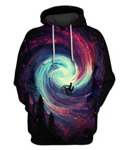 Traveling To Space Custom T-shirt - Hoodies Apparel HD-GH20073 3D Custom Fleece Hoodies Hoodie S 