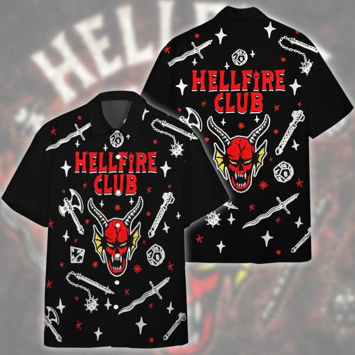 Gearhumans 3D ST HellFire Club Custom Hawaii Shirt 6 Gearhumans 3D ST HellFire Club Custom Hawaii Shirt - Image 6