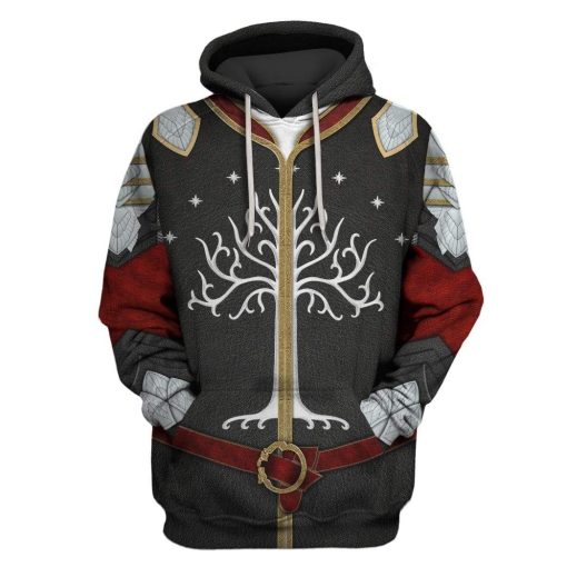 Gearhumans Tree of Gondor Decal Sticker Custom T-shirt - Hoodies Apparel 1 Tree of Gondor Decal Sticker Custom T-shirt - Hoodies Apparel HD-GH20119 3D Custom Fleece Hoodies Hoodie S