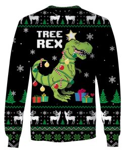 Tree Rex Custom T-shirt - Hoodies Apparel HD-UGL110194 3D Custom Fleece Hoodies Long Sleeve S 