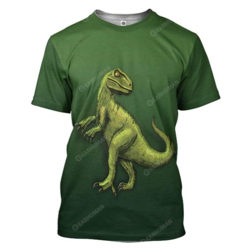 Trex Dinosaur T-Shirts Hoodies Apparel HD-QM2611191 3D Custom Fleece Hoodies T-Shirt S