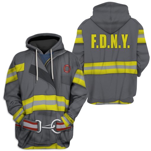 Gearhumans Custom T-shirt - Hoodies FDNY Uniform Apparel - Image 5