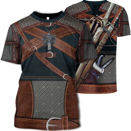 Gearhumans The Witcher 3 Custom T-shirt - Hoodies Apparel - Image 2