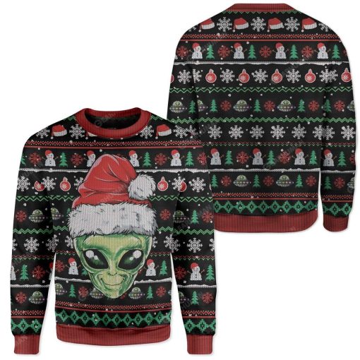 Ugly Alien Custom Sweater Apparel HD-AT20111913 Ugly Christmas Sweater