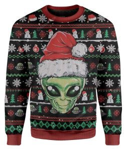 Ugly Alien Custom Sweater Apparel HD-AT20111913 Ugly Christmas Sweater Long Sleeve S 