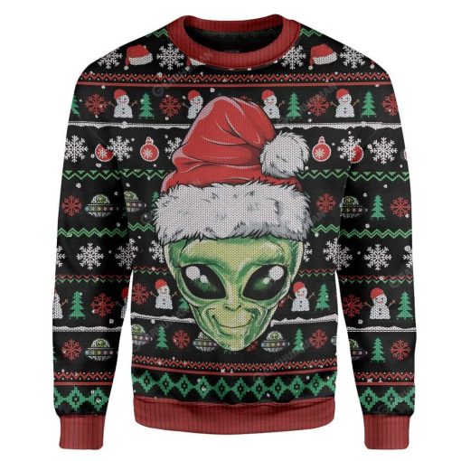 Ugly Alien Custom Sweater Apparel HD-AT20111913 Ugly Christmas Sweater Long Sleeve S