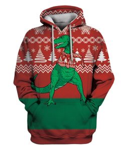 Ugly Animal in Christmas Day Custom T-shirt - Hoodies Apparel HD-UGL110136 3D Custom Fleece Hoodies Hoodie S 