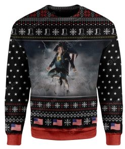 Ugly Ben Franklin vs. Zeus Custom Sweater Apparel HD-AT21111922 Ugly Christmas Sweater Long Sleeve S 