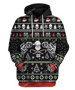 Ugly Biker Custom T-shirt - Hoodies Apparel HD-DT22111910 3D Custom Fleece Hoodies Hoodie S 