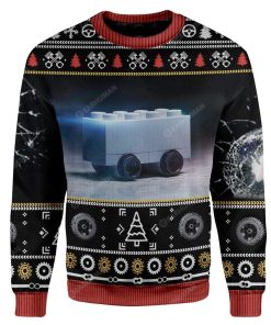 Ugly Blursed Cybertruck Custom Sweater Apparel HD-AT2811197 Ugly Christmas Sweater Long Sleeve S 