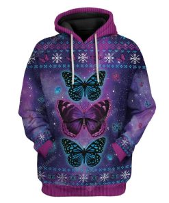 Ugly Butterfly Custom T-Shirts Hoodies Apparel AN-DT3011191 3D Custom Fleece Hoodies Hoodie S