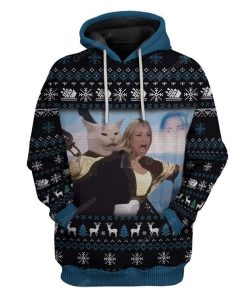 Ugly Cattanic Custom T-Shirts Hoodies Apparel MV-AT2611193 3D Custom Fleece Hoodies Hoodie S