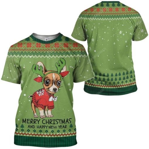 Ugly Chihuahua Christmas Hoodie T-Shirts Apparel DG-AT0512194 3D Custom Fleece Hoodies