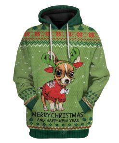 Ugly Chihuahua Christmas Hoodie T-Shirts Apparel DG-AT0512194 3D Custom Fleece Hoodies Hoodie S 