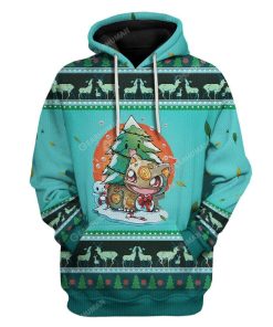 Ugly Christmas Bulbasaur Custom T-shirt - Hoodies Apparel HD-TA11111905 3D Custom Fleece Hoodies Hoodie S