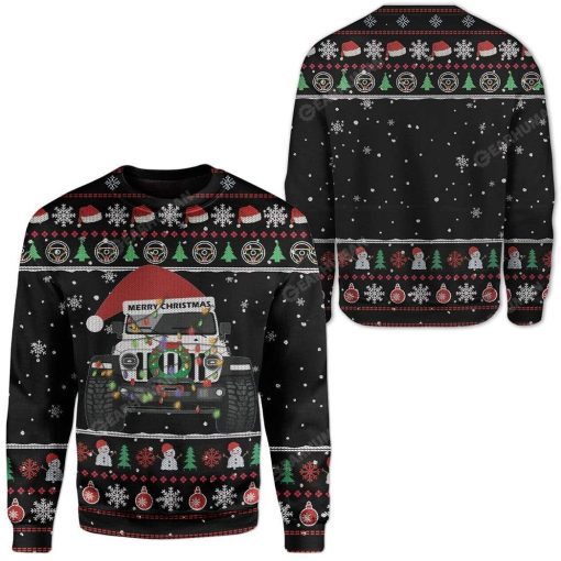 Ugly Christmas Car Custom Sweater Apparel HD-TA21111902 Ugly Christmas Sweater