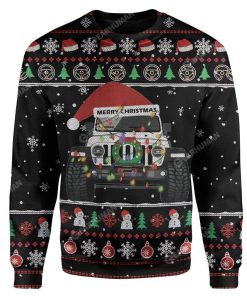 Ugly Christmas Car Custom Sweater Apparel HD-TA21111902 Ugly Christmas Sweater Long Sleeve S 