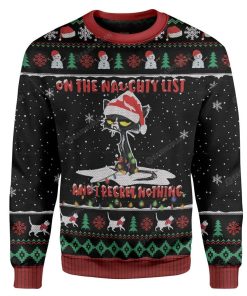 Ugly Christmas Cat Custom Sweater Apparel HD-DT16111923 Ugly Christmas Sweater Long Sleeve S 