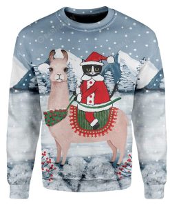 Ugly Christmas Cat Custom Sweater Apparel HD-TT14111913 Ugly Christmas Sweater Long Sleeve S 