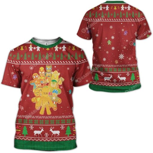 Gearhumans Ugly Christmas Cookivengers Hoodie T-Shirts Apparel 14 Ugly Christmas Cookivengers Hoodie T-Shirts Apparel HD-AT2711192 3D Custom Fleece Hoodies