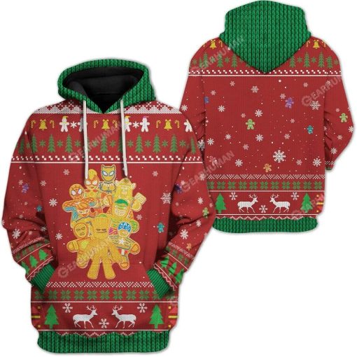 Gearhumans Ugly Christmas Cookivengers Hoodie T-Shirts Apparel 12 Ugly Christmas Cookivengers Hoodie T-Shirts Apparel HD-AT2711192 3D Custom Fleece Hoodies
