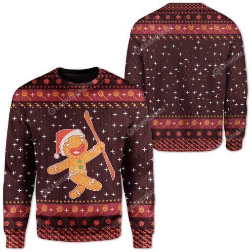 Ugly Christmas Cute Christmas Gingerbread Sweater Apparel HD-AT2711193 Ugly Christmas Sweater