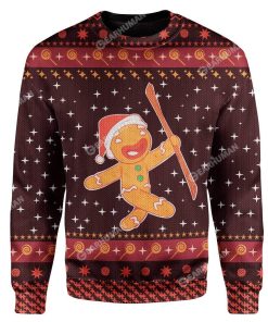 Ugly Christmas Cute Christmas Gingerbread Sweater Apparel HD-AT2711193 Ugly Christmas Sweater Long Sleeve S 