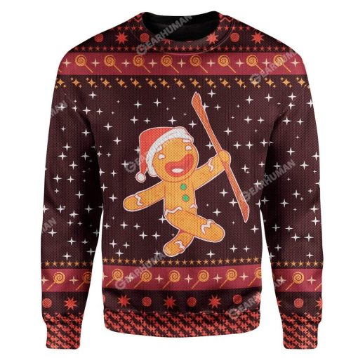 Ugly Christmas Cute Christmas Gingerbread Sweater Apparel HD-AT2711193 Ugly Christmas Sweater Long Sleeve S
