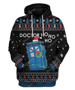 Ugly Christmas Doctor Ho Ho Ho Hoodie T-Shirts Apparel HD-AT3011195 3D Custom Fleece Hoodies Hoodie S