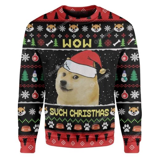 Ugly Christmas Dog Custom Sweater Apparel HD-DT12111907 3D Custom Fleece Hoodies Long Sleeve S