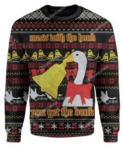 Ugly Christmas Duck Custom Sweater Apparel HD-TT16111904 Ugly Christmas Sweater Long Sleeve S 